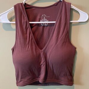 Klassy Network V-Neck Brami (Crop)